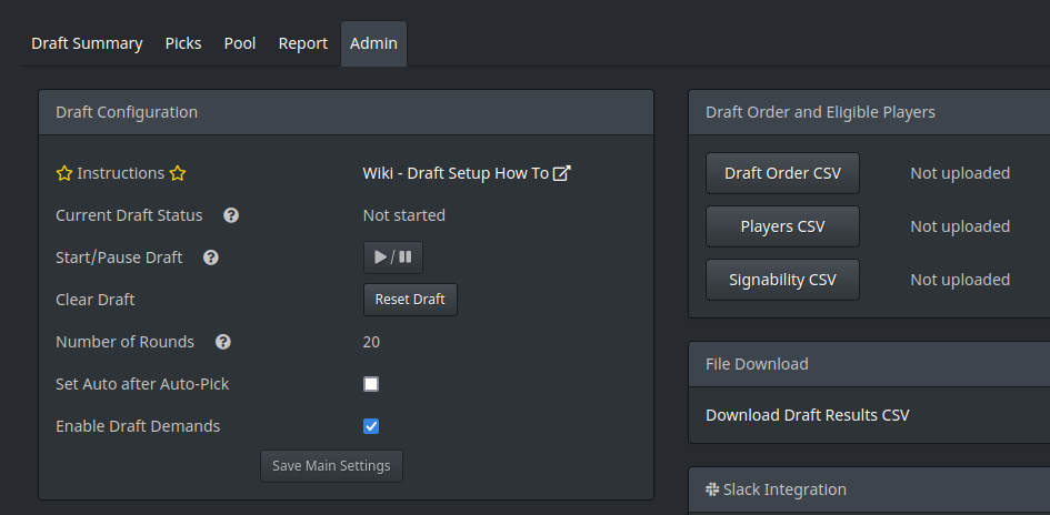 Upload CSV To Statsplus