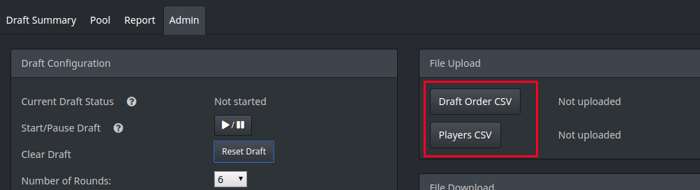 Upload CSV To Statsplus